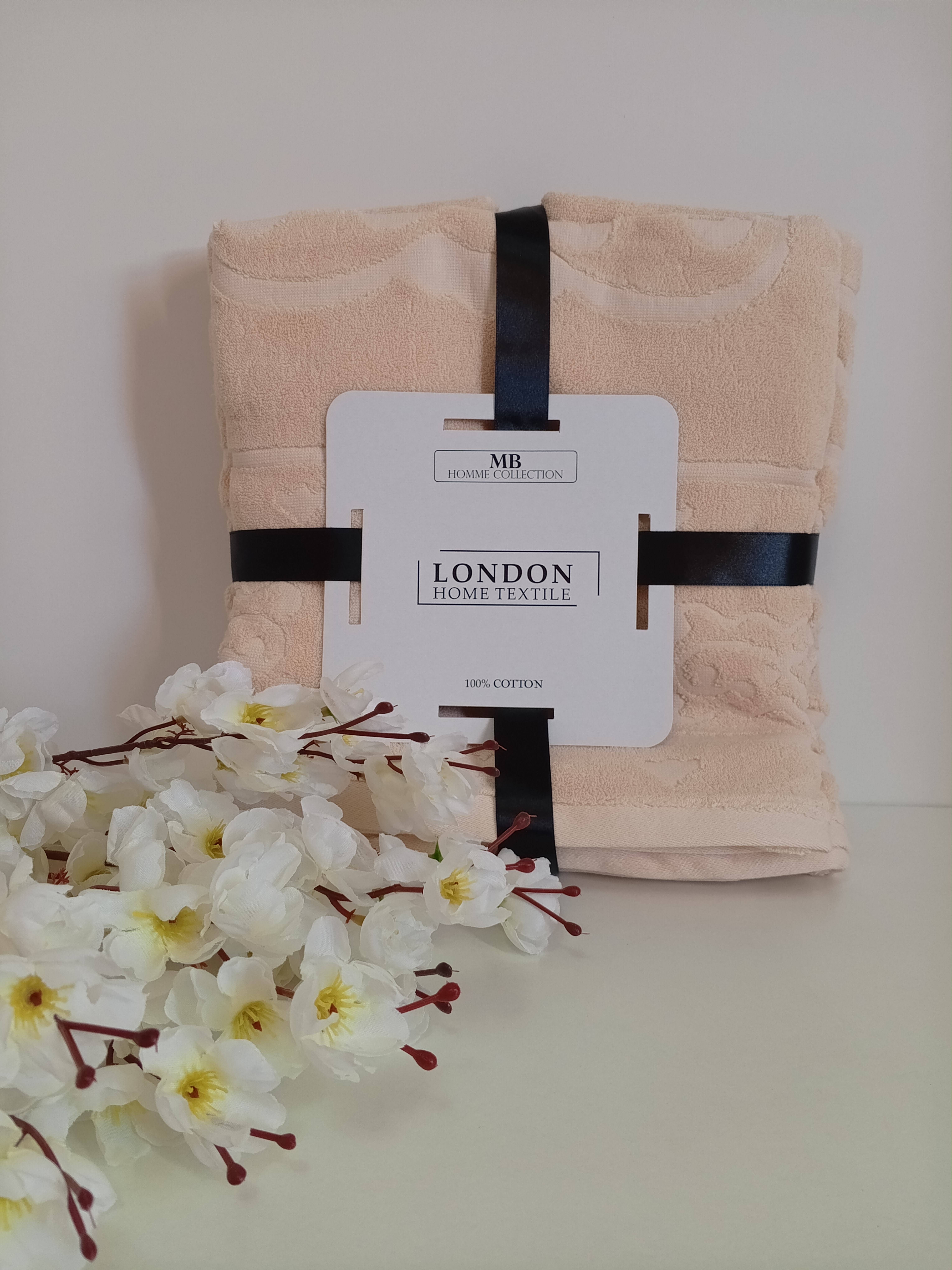 serviette de bain deux pièces